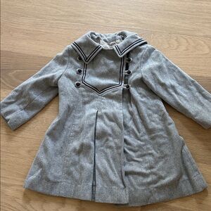 Vintage Rothschild wool sailor pea coat for 5-7 year old